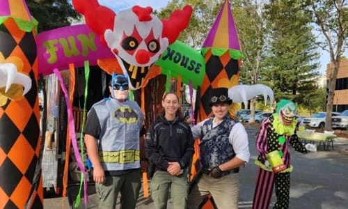 RCPD Halloween fun house