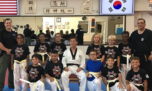 RCDP and group of karate kids